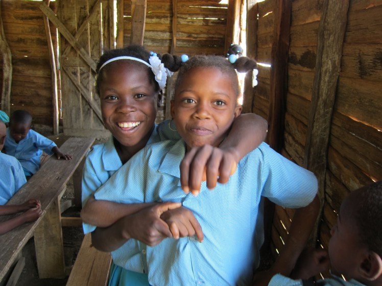 students in Marbial, Haiti