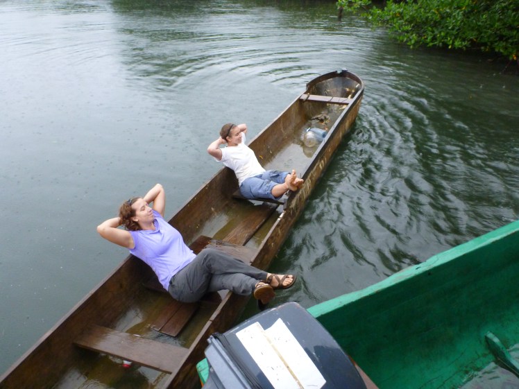 Don't feel bad for Ellie & Pat - they doused us with buckets of water right after this photo was taken :) 