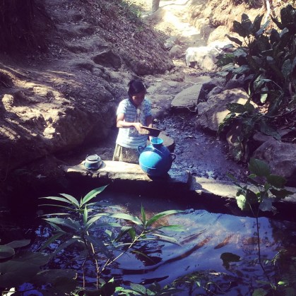 This is how they used to collect drinking water