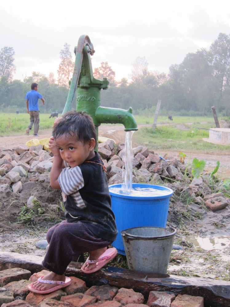 Our Hydromissions Well (with help from local drillers to get through a rocky layer)