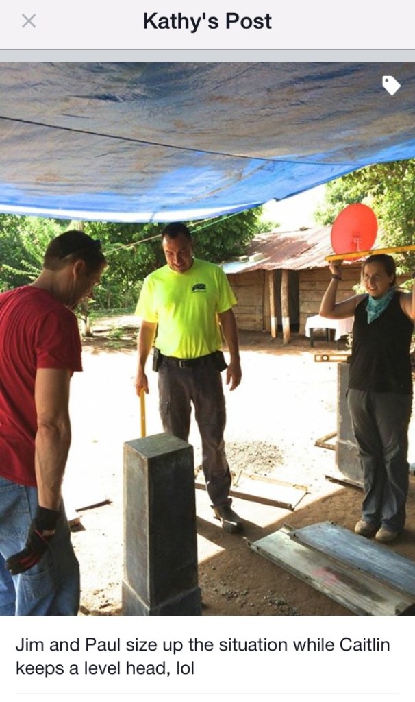 A post from Kathy shows me being candid and not posed at all, once again. 